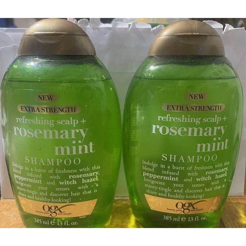 OGX Extra Strength Rosemary Mint Shampoo Set Of 2 13 Oz